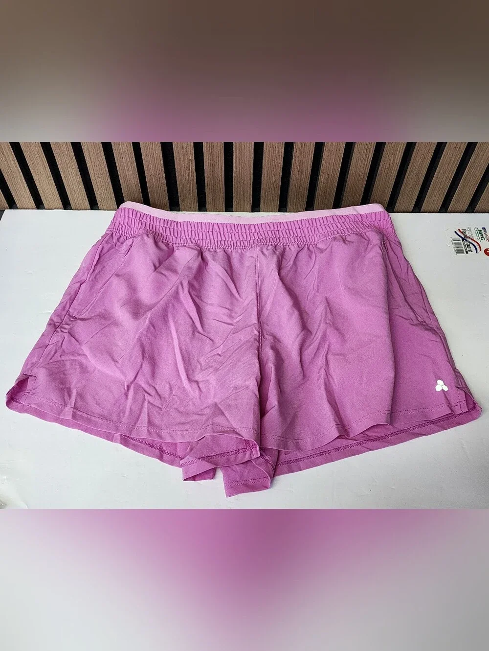 Tek Gear Workout Gear Mid Rise Shorts Pink Women's Size L NEW